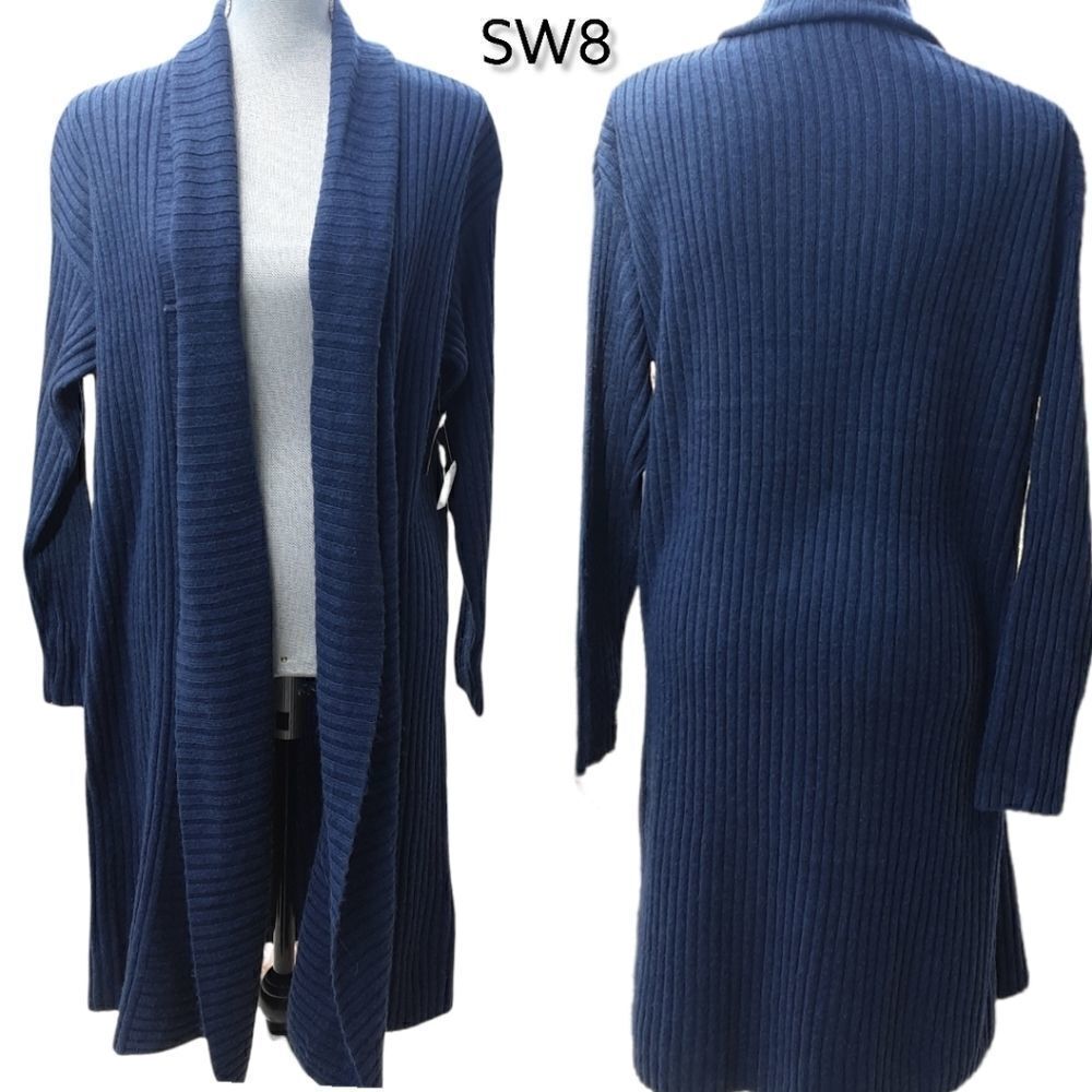 Amazon Essentials Women's Oversized, Open Front, Knee Length Sweater Coat, Small